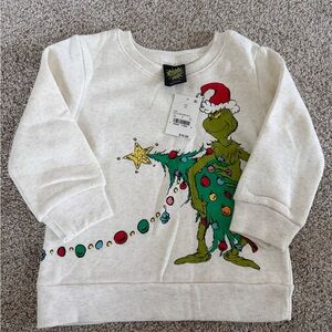 NWT Grinch Long Sleeve Pullover Shirt